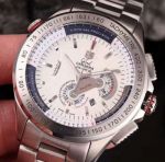 Low Price Replica Tag Heuer Calibre 36 Watch Stainless Steel White Buy Now